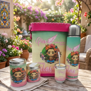 POR179/1 Set matero Frida grande
