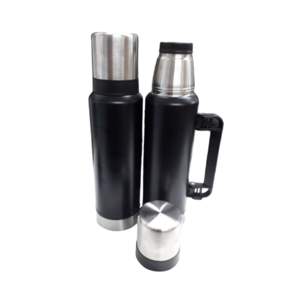 TER152 Termo acero negro 1,2 litro