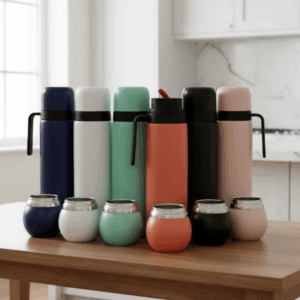 TER164 Termo 1 litro color con mate