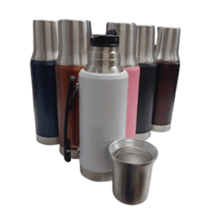 TER159 Termo acero tapa mate manija color 1 litro