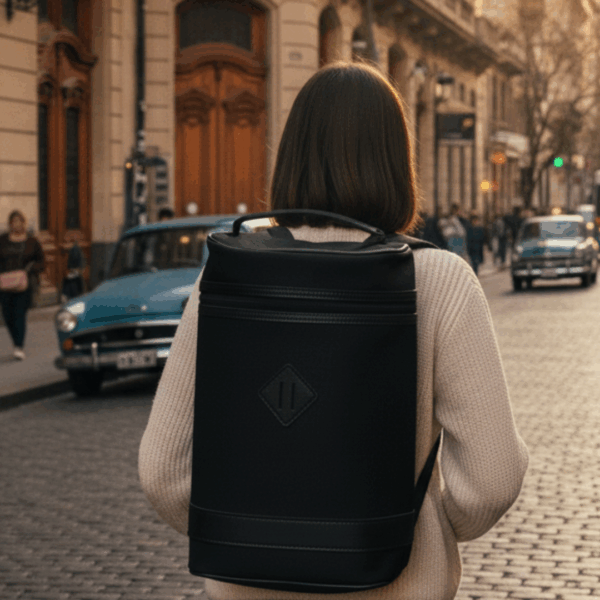 POR196/N-1 Mochila matero urbano Total Black - Image 3