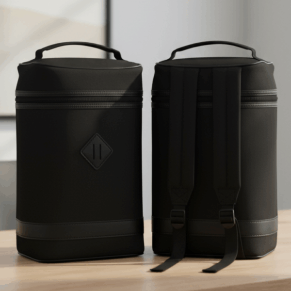 POR196/N-1 Mochila matero urbano Total Black