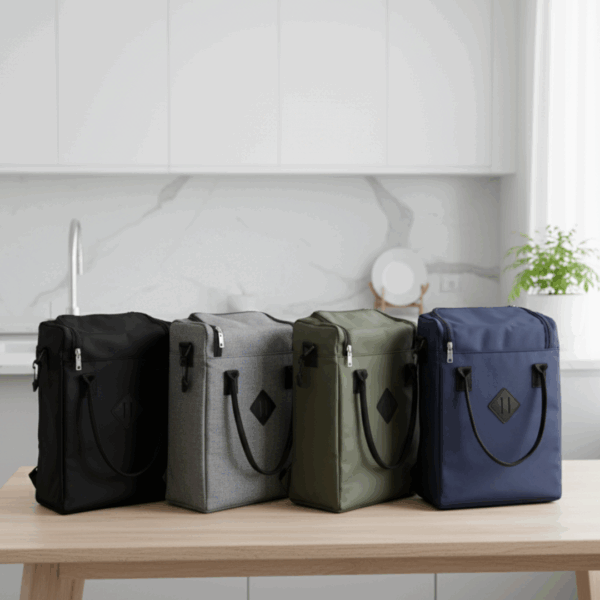 POR192/V-1 Mochila Matera Verde con aplique negro - Image 3