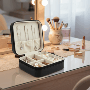 AL100 Alhajero Organizador Joyas Portatil Con Cierre Ideal Viajes