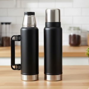 TER152/N Termo acero 1.2 litros Negro Texturado