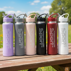 TER223 Botella acero 750 ml Sport pintura microtexturado