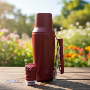 TER209 Termo tapa mate 1 litro c/bombilla acero