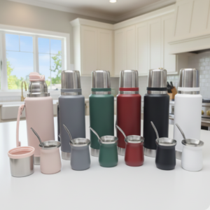 SET008 Kit termo 1 litro+mate+bombilla