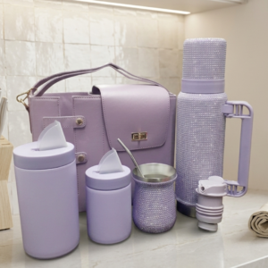 SET500 Set completo bolso termo yerbera azucarera mate y bombilla