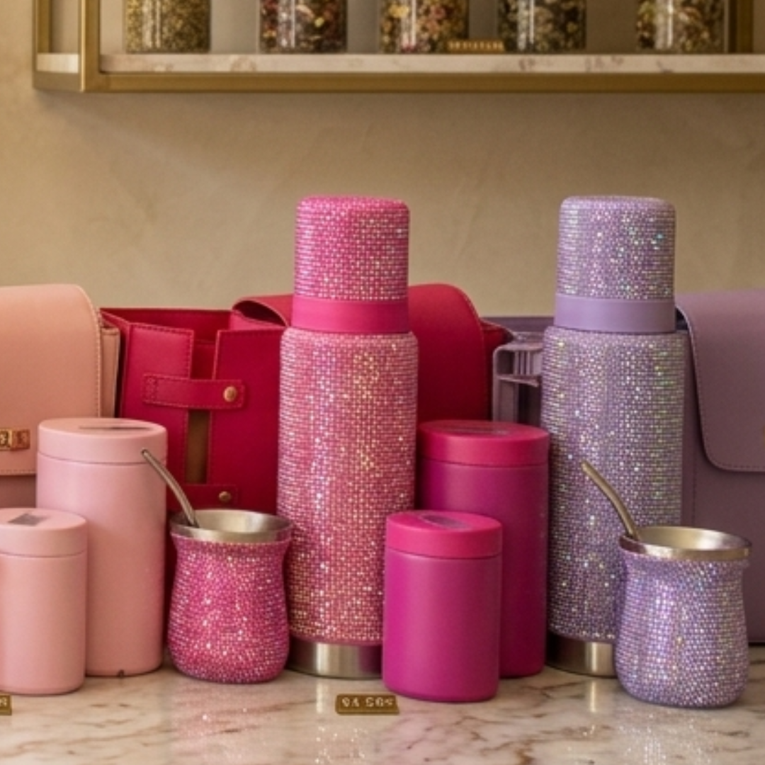 SET500 Set completo bolso termo yerbera azucarera mate y bombilla - Image 4