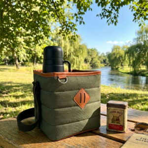 POR335/V Canasto urbano matero cordura Verde